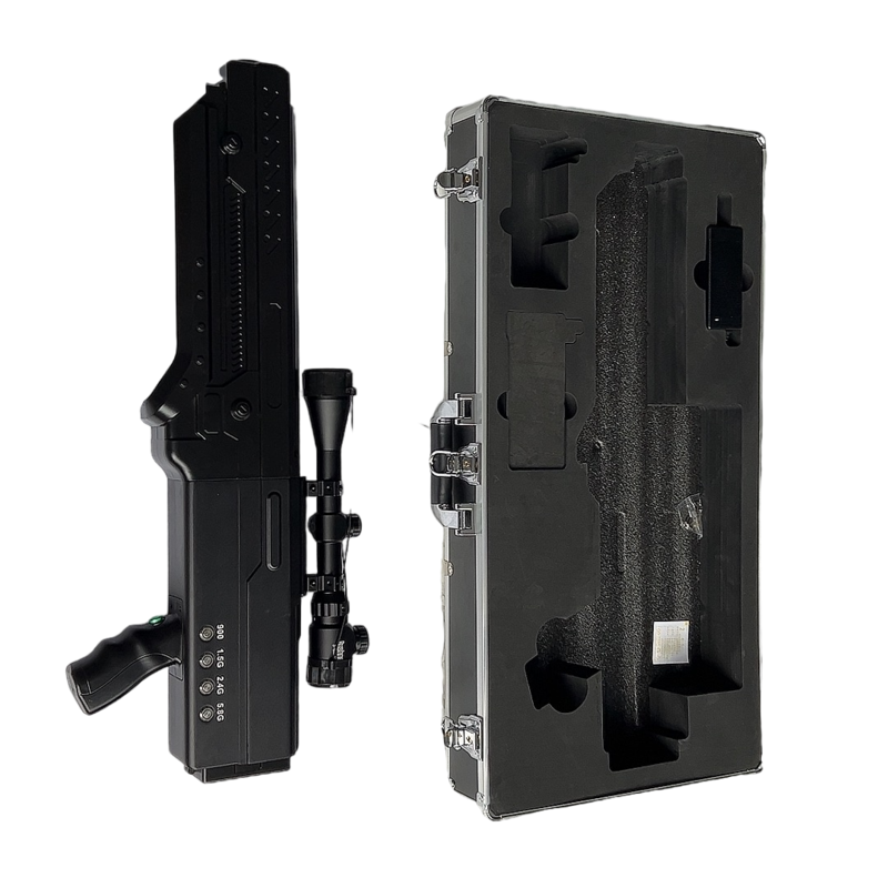  伽师手持便携式枪型低空防御反制四通道A型